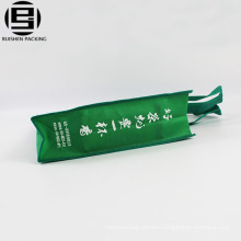 Customized pictures printing green non woven shopping handle bags